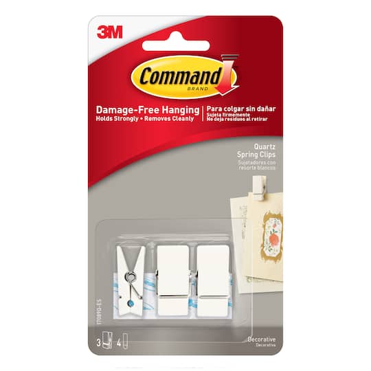 Command™ Spring Clips, Small